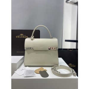 델보 톰페드 MM 토트백 화이트