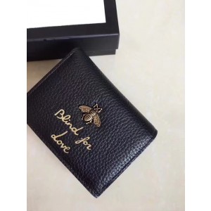Gucci 2020 애니멀리에 여성 반지갑 블랙,레드,핑크