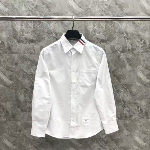 톰브라운 삼선 넥라인 셔츠