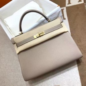 에르메스 켈리백 28 그리스 뚜뜨렐 금장