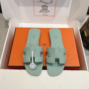 에르메스 오란 샌들 슬리퍼 민트